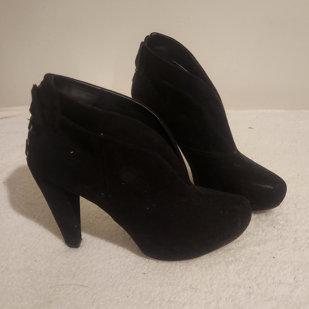 G by Guess Black Heeled Boots 4